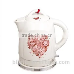 Circular Base Rotates/360 Degrees/ Light Bulb Control Electric Ceramic Kettle thumbnail-1