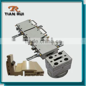 Wpc Decorative Plastic Wooden Coextrusion Door Frame Mould thumbnail-1