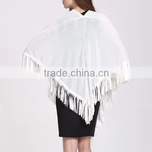 2016 Fashion Short Style Coat White for Women in Guangzhou thumbnail-5