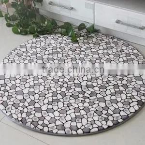 Microfiber Home/door/floor/ Bathroom Printing Chenille Rug/mat/bath Mat thumbnail-2