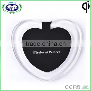 Clear Love Charger qi Wireless Charger for Universal Smart Phone thumbnail-2