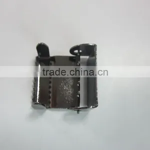 Small Metal Black Belt Buckle For Webbing With High Quality Cheap Price thumbnail-2
