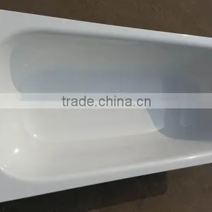 Steel Enamel Bathtub Without Overflow Hole 160x70x36cm thumbnail-1