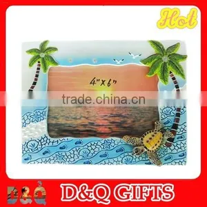 Resin Mosaic Souvenir Photo Frames With Small Turle thumbnail-3