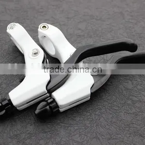 Bike/bicycle Brake Lever/white and Black Color/high Quality/aluminum Alloy Material thumbnail-4
