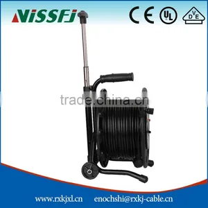 European Mini Retractable Cable Reel With Wheels thumbnail-2