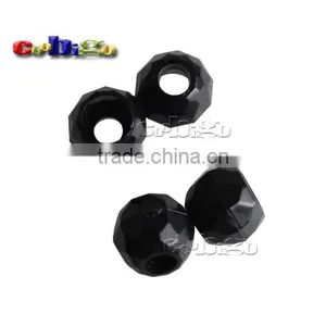 9/64"(3.5mm) Hole Plastic Beads Bell Stopper Cord Ends For Apparel Sportwear Accessories #FLS196-B thumbnail-2