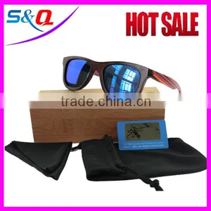 Wooden/Bamboo Temple Sunglasses Skateboard Wood Eyeglasses thumbnail-1