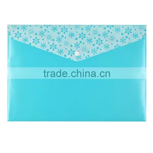 Comix Stationeri Offic Fashion Snap Fastener Bag A4 File Pocket File Folders thumbnail-4