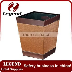 Leatherette Recycling Waste Bin Hotel Room thumbnail-4