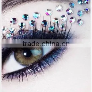 DIY Product Custom Eye Rock Crystal Diamond Shaped Sticker for Girls thumbnail-2