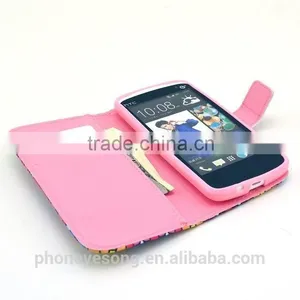 PU Printed Back Cell Phone Case For HTC DESIRE 500 thumbnail-3