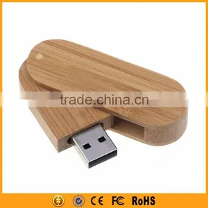 Swivel Wooden 1-64gb Usb Pen Drive Wholesale thumbnail-1