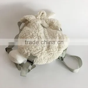 Custom Plush Pink Cat Backpack, Hot Selling Soft Animal Plush Backpack thumbnail-6