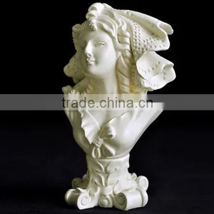 Customizeds Collectible White Woman Sculpture Girl Bust Statue thumbnail-1