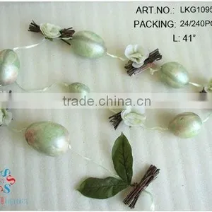 2014 Hot Sale Artificial Polyster 41" Flower& Egg Garland For Christmas And Home Decoration thumbnail-1
