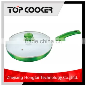 New Hot Metallic Paint Ceramic Coating Frying Pan thumbnail-1