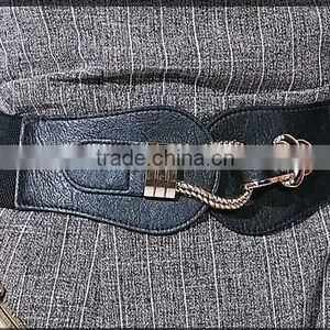 OEM 2015 Winter Lastest Design New High Waist Playsuits With Belt Fashion OL Long Romper Sleeveless Women Jumpsuits thumbnail-4