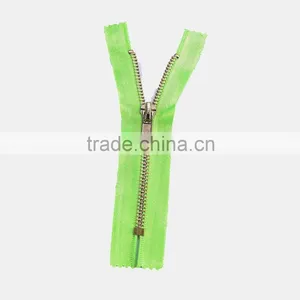 NO.3 METAL ZIPPER Y GOLD BRASS TEETH CE RIBBON TAPE thumbnail-1