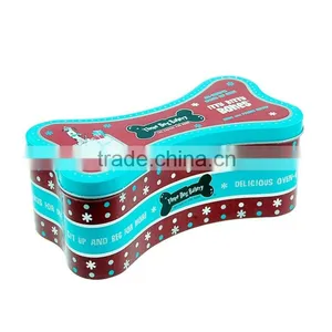 Custom Metal Candy Tin Box Wholesale Bone Shape Tin Box thumbnail-1