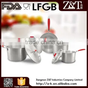 New Product Sanding Aluminum French Fry Pot With Silicon Handle thumbnail-1