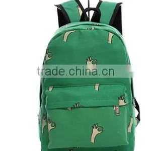 Green Durable Backpack for Daily Use thumbnail-1