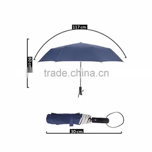 42" Arc Automatic Open and Close Foldable Compact Umbrella thumbnail-5