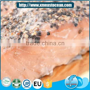 Best Quality Chile Salmon Material Frozen Smoked Pink Salmon Cut thumbnail-1