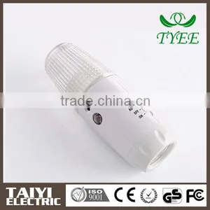 Mini Mounting Bedroom Night Wall Light Bar LED Energy Saving Lamp Bulb Plug Lighting AC 1W thumbnail-1