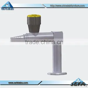 Laboratory Used Panel Suspended Mounted Single Outlet Faucet Wall Mounted Lab Water Tap thumbnail-2