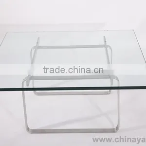 Luxury Furniture Office Furniture Stainless Steel Legs Glass Furniture thumbnail-2
