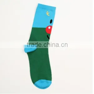 Custom Knitting Jacquard Crew Adult Socks for X-mas thumbnail-1