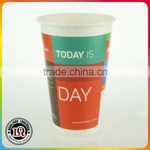 Colorful Hot Sale Disposable 16oz Single Wall Printed Paper Cups thumbnail-1