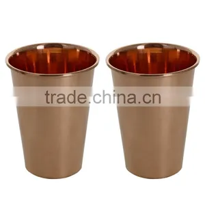 Copper Tumbler Ayurveda Healing Drinkware Copper Tumbler Glasses thumbnail-1