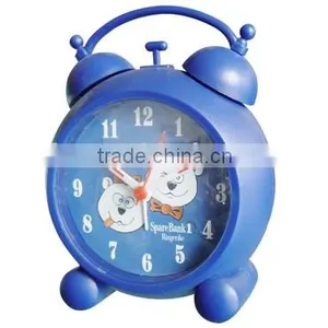 Plastic Twin Bell Table Alarm Clock thumbnail-1