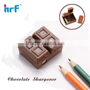 Chocolate Shaped Pencil Sharpener With Eraser thumbnail-1