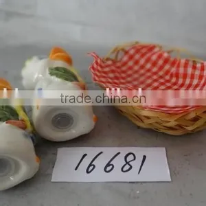Ceramic Duck Salt and Pepper Shaker With Basket thumbnail-3