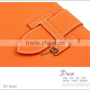 Hot Selling New Design Leather Cover Case With Handle for Ipad Air/air 2 With Sleep/wake up Function thumbnail-5