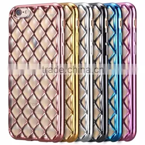 High Quality 100% Smooth Edges Electroplating TPU Transparent Clear Back Mobile Phone Case Cover for IPhone 6 / 6s thumbnail-6