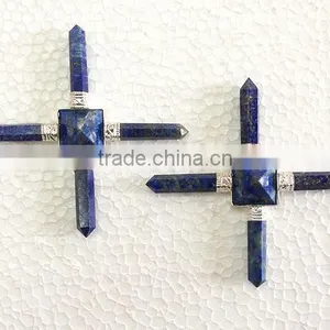 Lapis Lazuli Pyramid Energy Generators : Wholesale Handmade : Energy Healing Tools thumbnail-1
