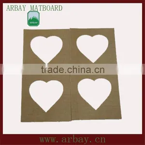 Heart Opening Matboard Special Shape Matboard Custom Special Shape Matboard thumbnail-3