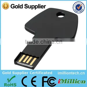 USB2.0 Flash Memory Black 16GB Metal Key Stick Drive Storage Thumb U Disk thumbnail-2