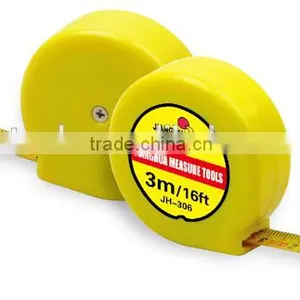 White and Black ABS Case MINI Measuring Tape thumbnail-1