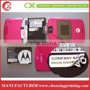 Cell Phone Battery 3d Aluminum Labels for Clamshell Packaging thumbnail-1