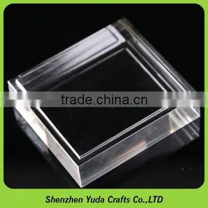 CNC Machining Acrylic Fabrication 5axis CNC Routing Acrylic Block Base thumbnail-2
