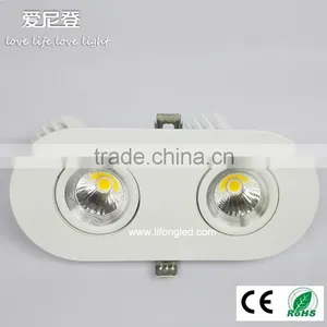 New Design Wholesale Led Trunk Light 2*9w Cob Led Downlight Die-casting Aluminum thumbnail-1