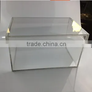 Plexiglass Box With Lid thumbnail-1