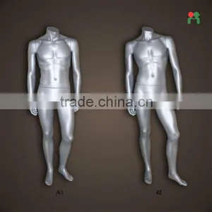 Fiberglass New Fashion Display Clothing Adjustable Sitting Male Mannequins Jewellery Holder thumbnail-1