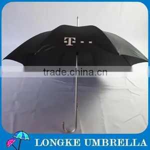 24" Promotional Umbrella Black Color Aluminum Umbrella for Advertsing thumbnail-1