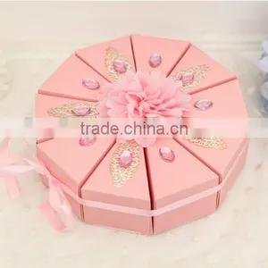 Hot Sale Purple Favour Boxes Red Wedding Favor Boxes Pink Favour Boxes Wholesale thumbnail-1